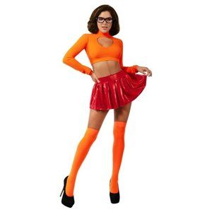 Orange and Red Women's Costume Set